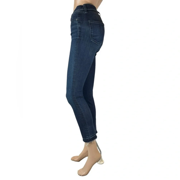 VERONICA BEARD Womens Jeans Carly “11 Kick Flare In Midnight Stretch Size 24 - Picture 6 of 14